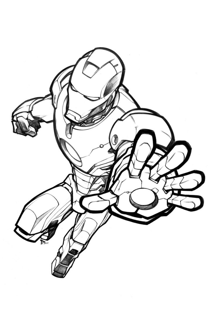 Easy Iron Man Drawing at GetDrawings | Free download