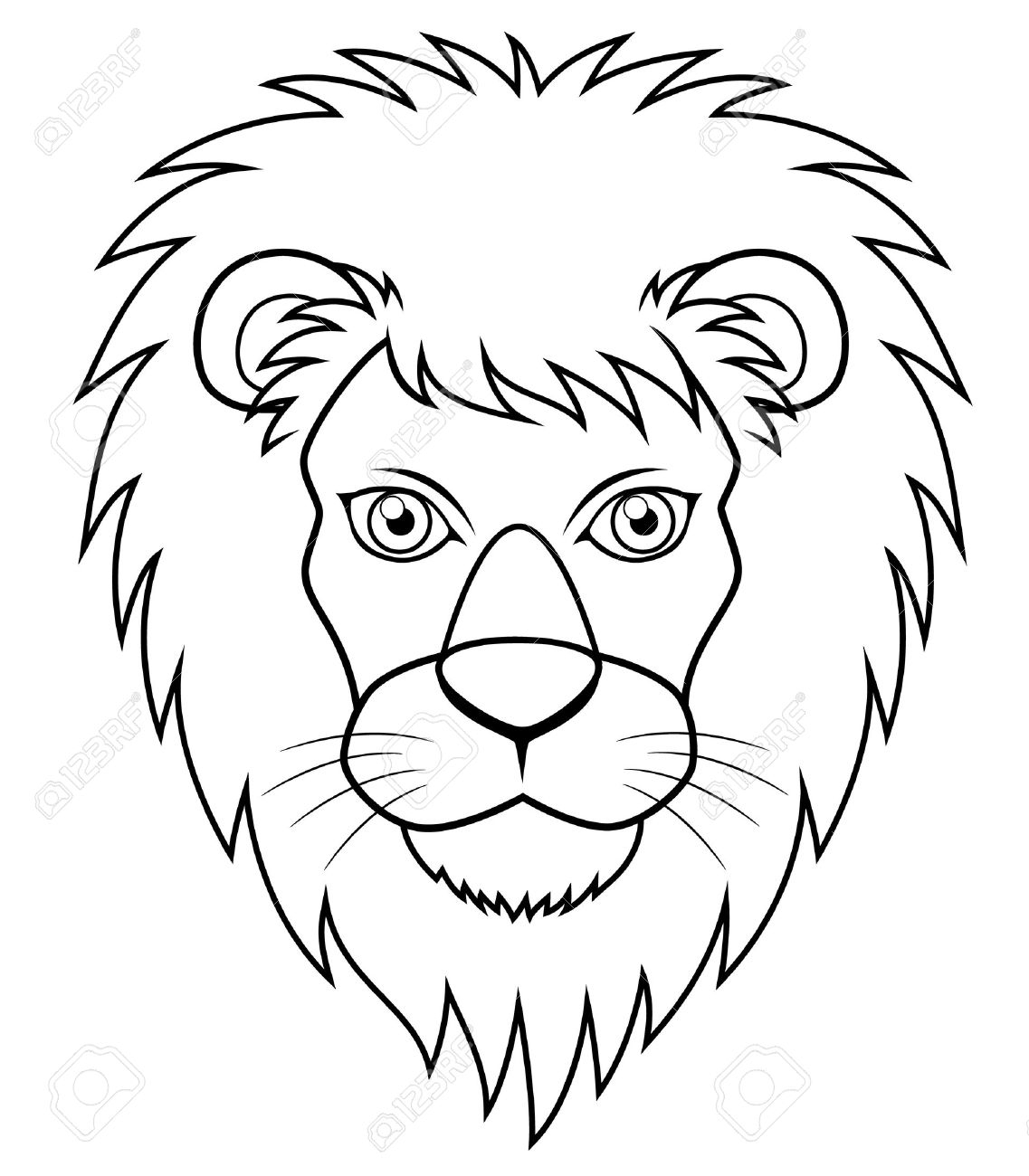 Easy Lion Drawing Steps at GetDrawings | Free download