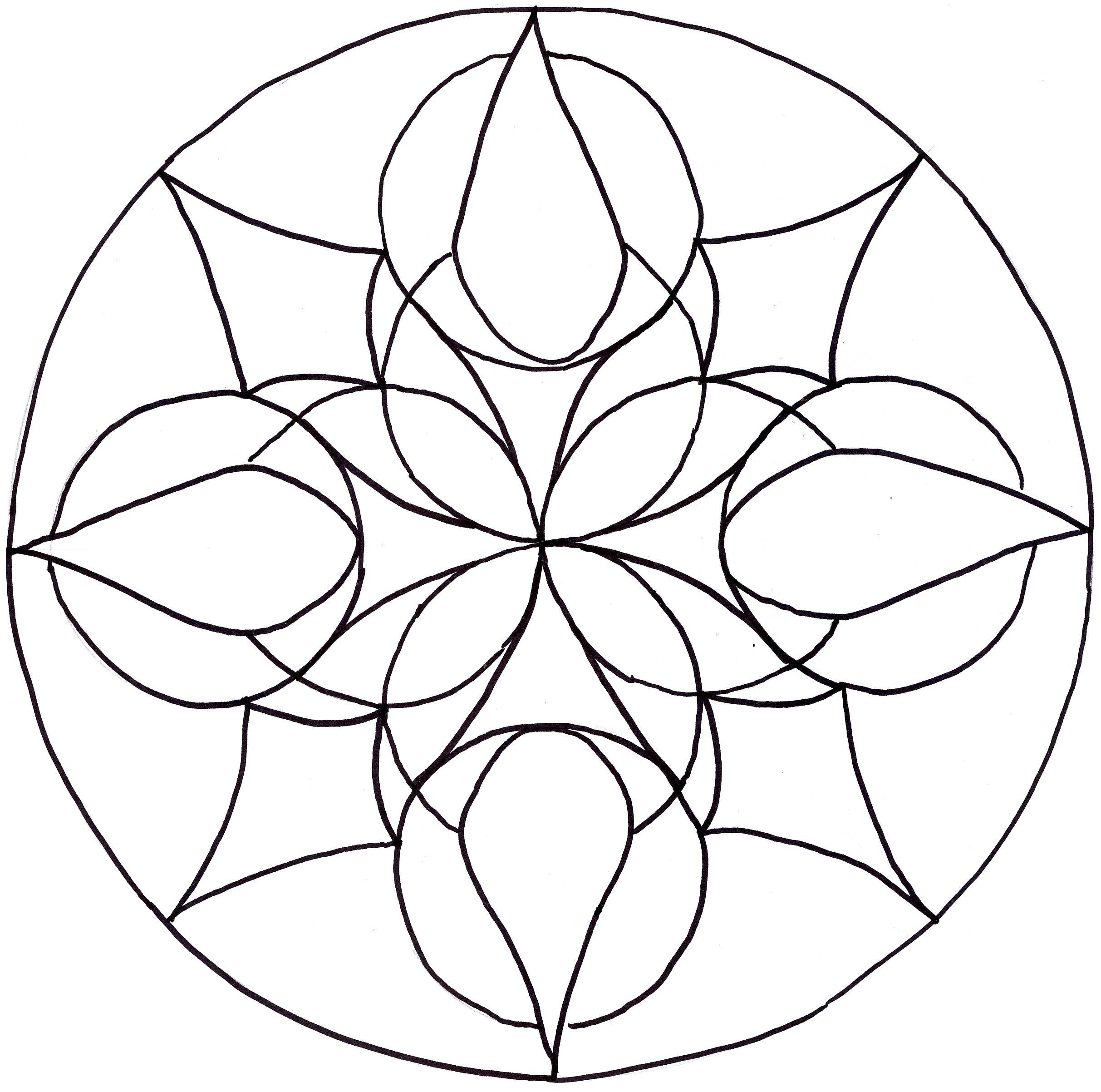 Easy Mandala Drawing At Getdrawings Free Download