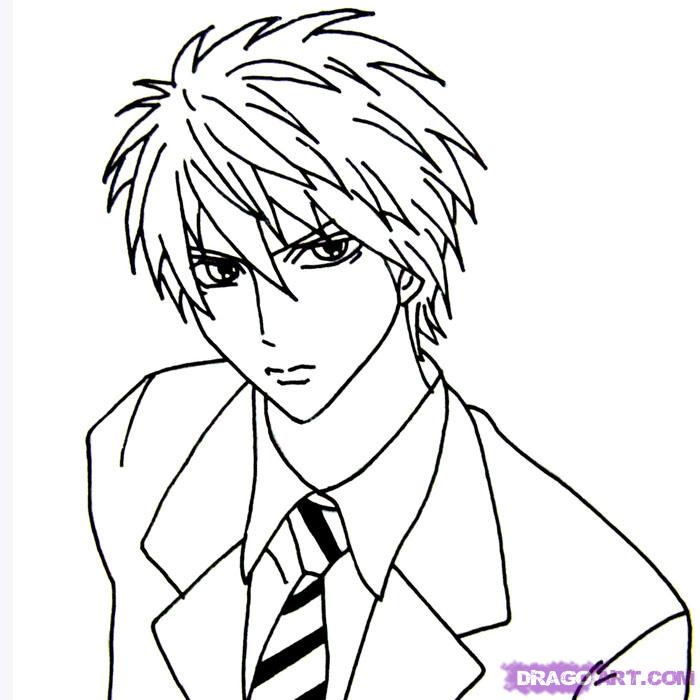 Anime Drawing Boy Hair Max Installer Standard printable step by step. max installer blogger