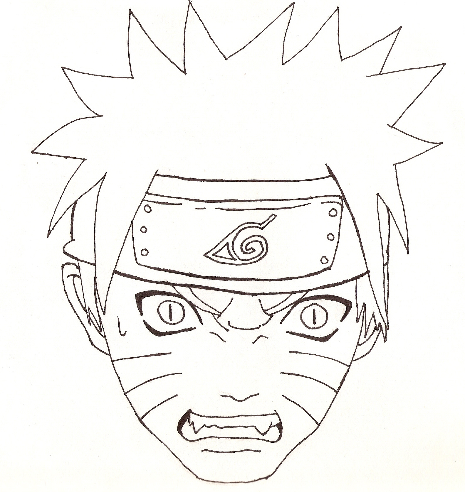 Easy Naruto Drawing at GetDrawings Free download