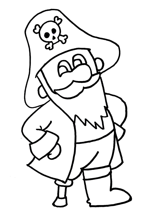 Easy Pirate Drawing at GetDrawings Free download