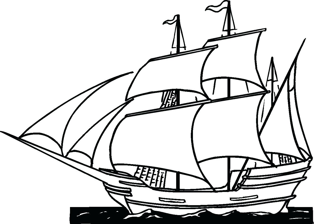 Easy Pirate Ship Drawing at GetDrawings Free download