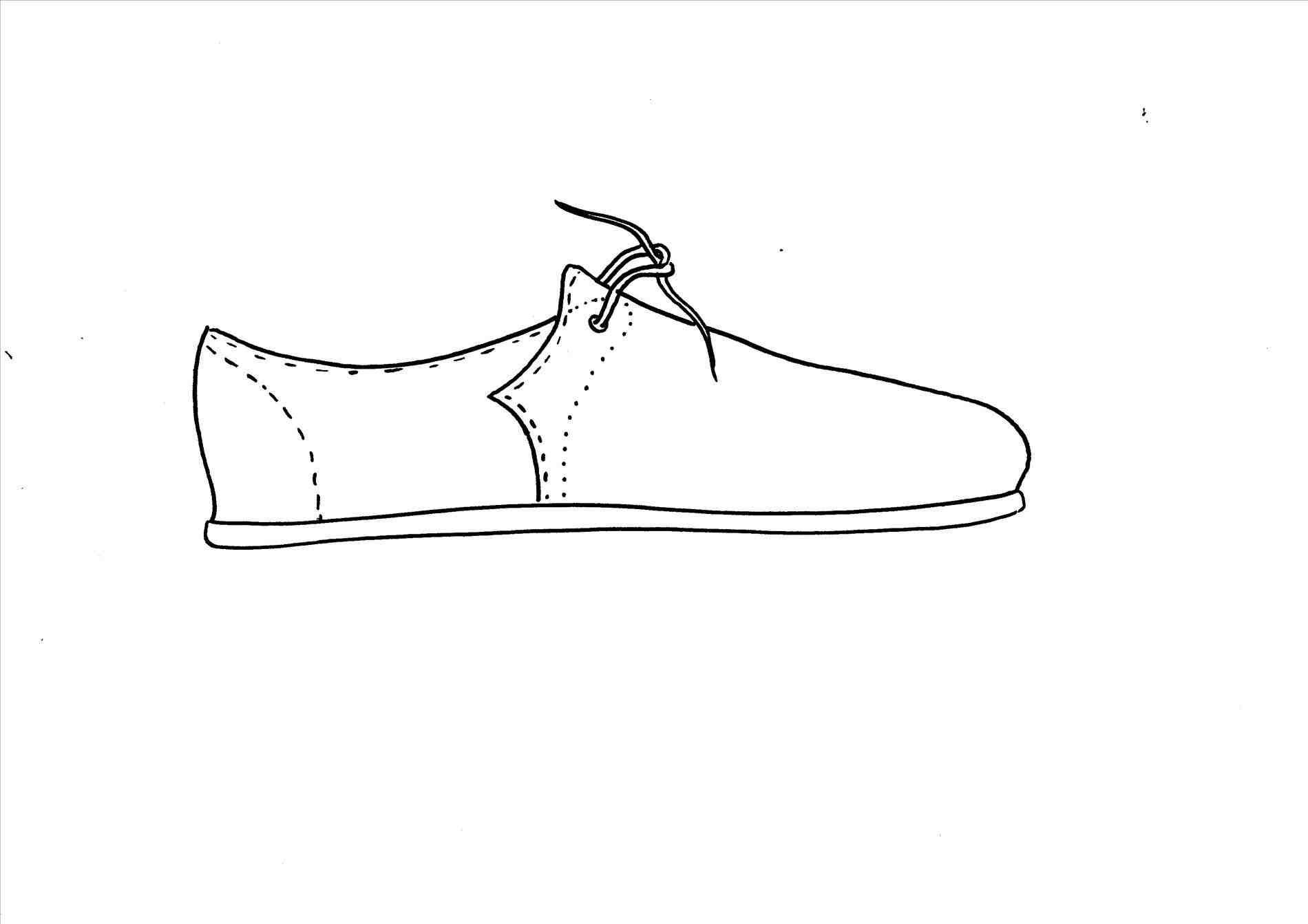 Easy Shoe Drawing at GetDrawings | Free download