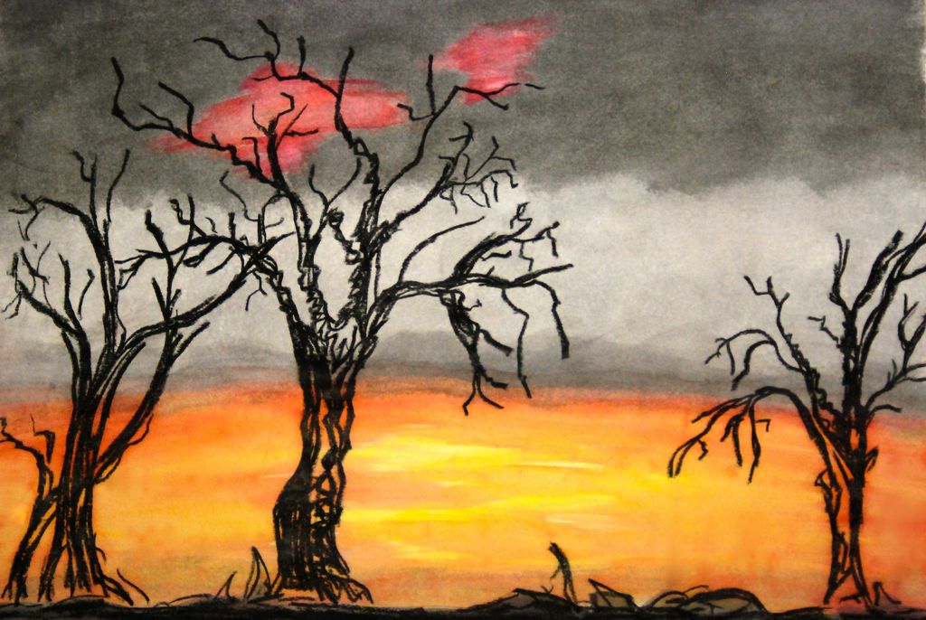 Featured image of post Sunset Easy Paintings For Kids
