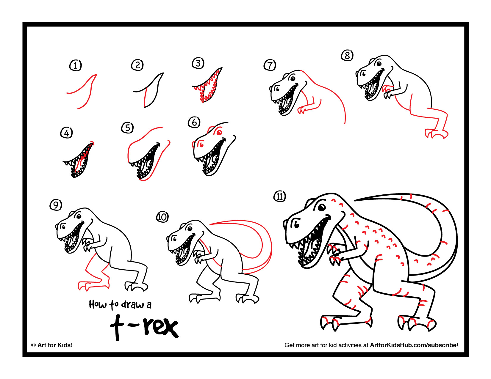 Easy T Rex Drawing at GetDrawings Free download
