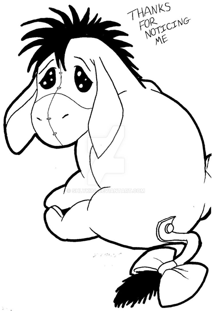 Eeyore Drawing at GetDrawings | Free download