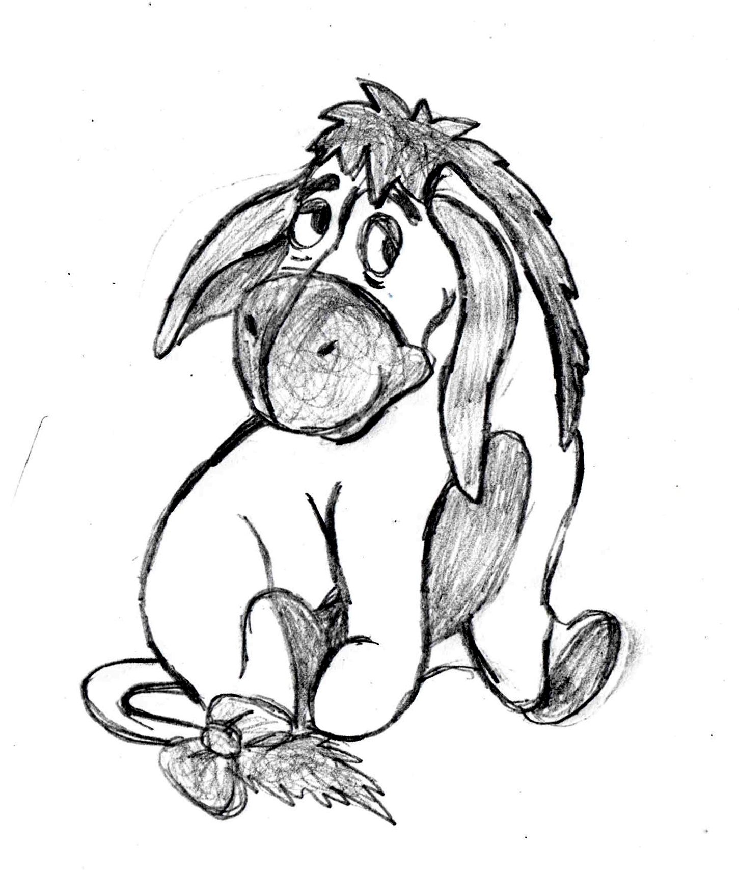 Eeyore Drawing at GetDrawings | Free download