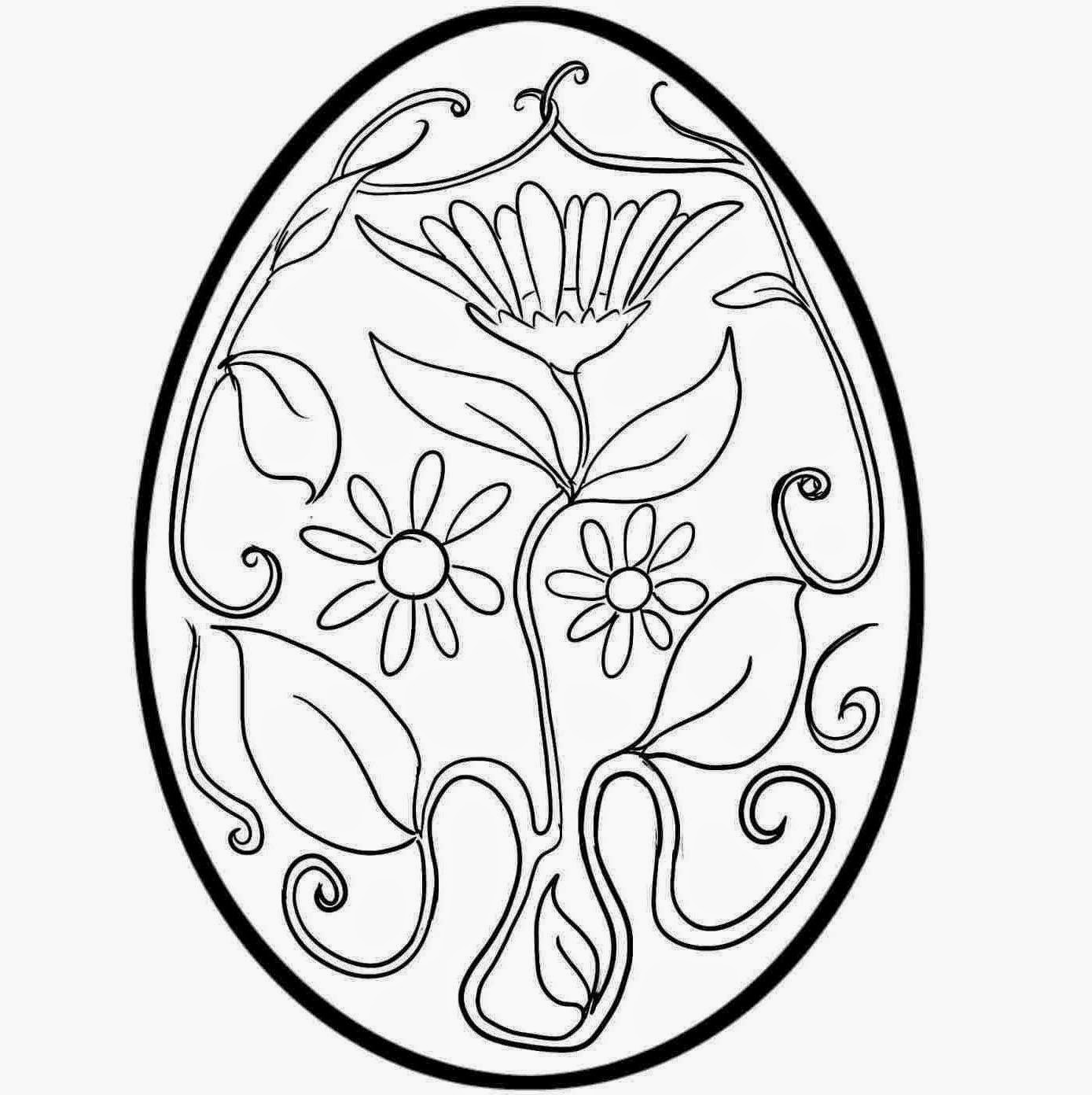 Egg Template Cool Easter Coloring Pages Cliparts Eggs Clipart Templates