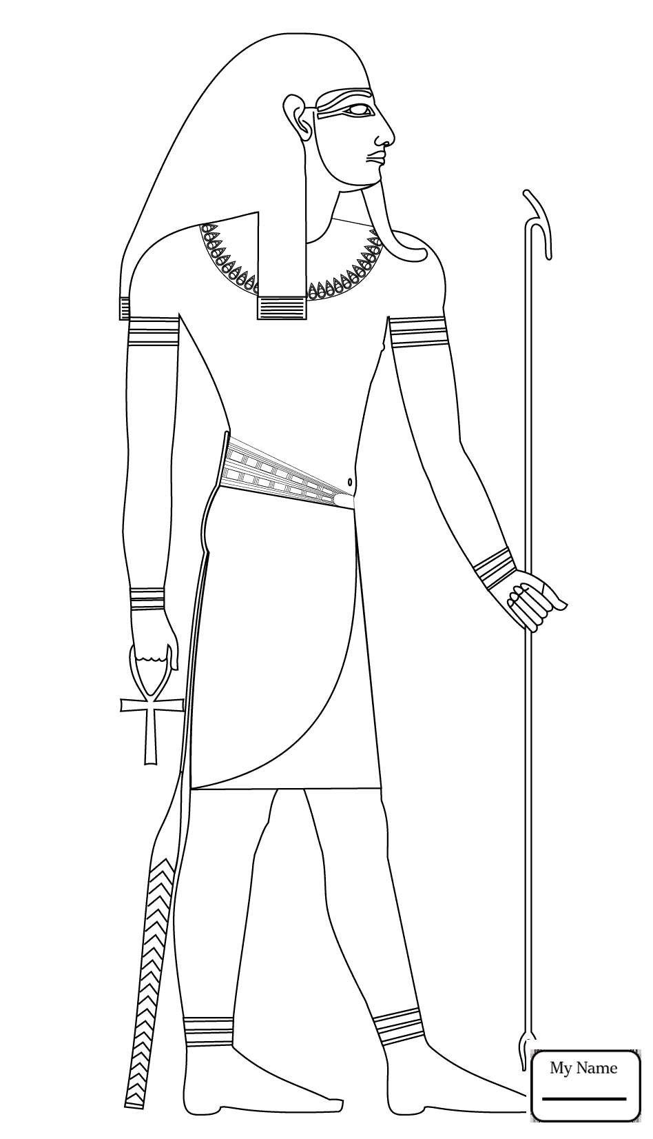 Egyptian Gods Coloring Sheets Coloring Pages 