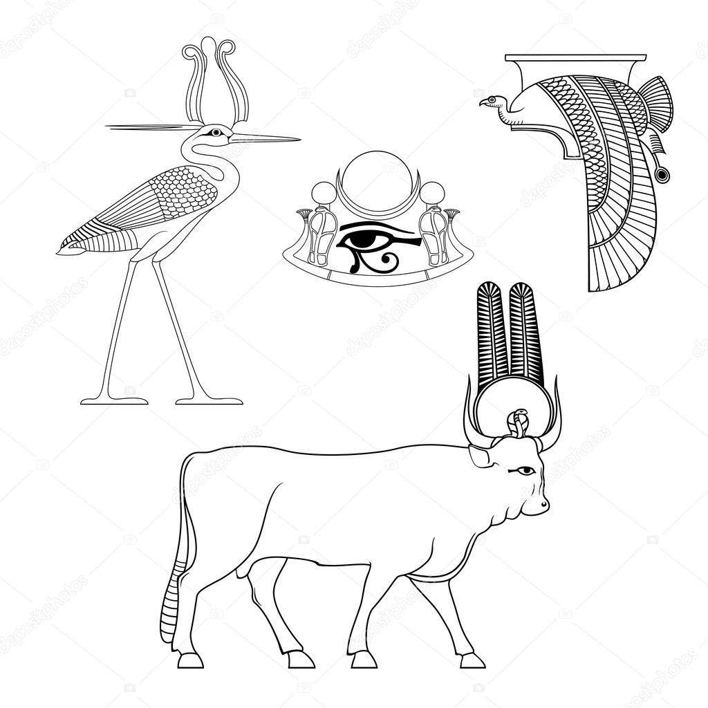Символы древних египтян Ладья