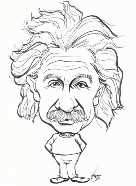 Einstein Cartoon Drawing at GetDrawings | Free download