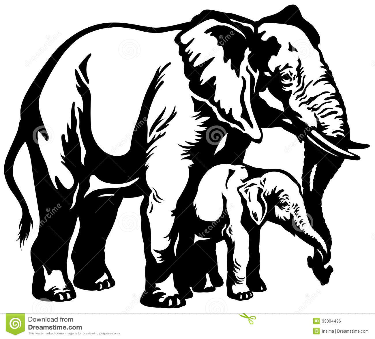Elephant Drawing Outline at GetDrawings | Free download