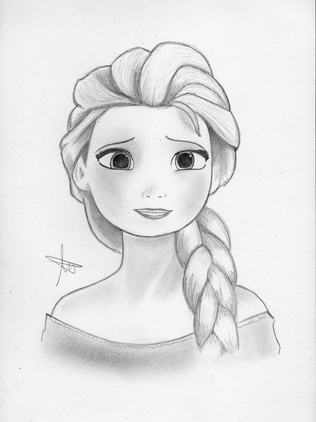 Elsa Frozen Drawing At GetDrawings | Free Download