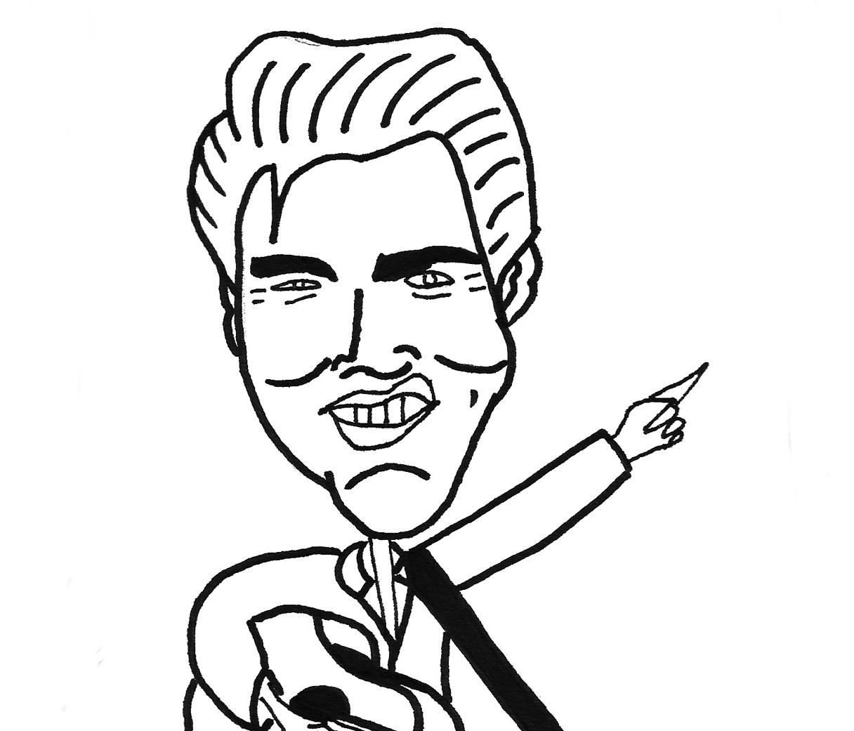 Elvis Cartoon Drawing at GetDrawings | Free download