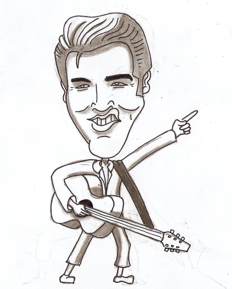 Elvis Cartoon Drawing at GetDrawings | Free download