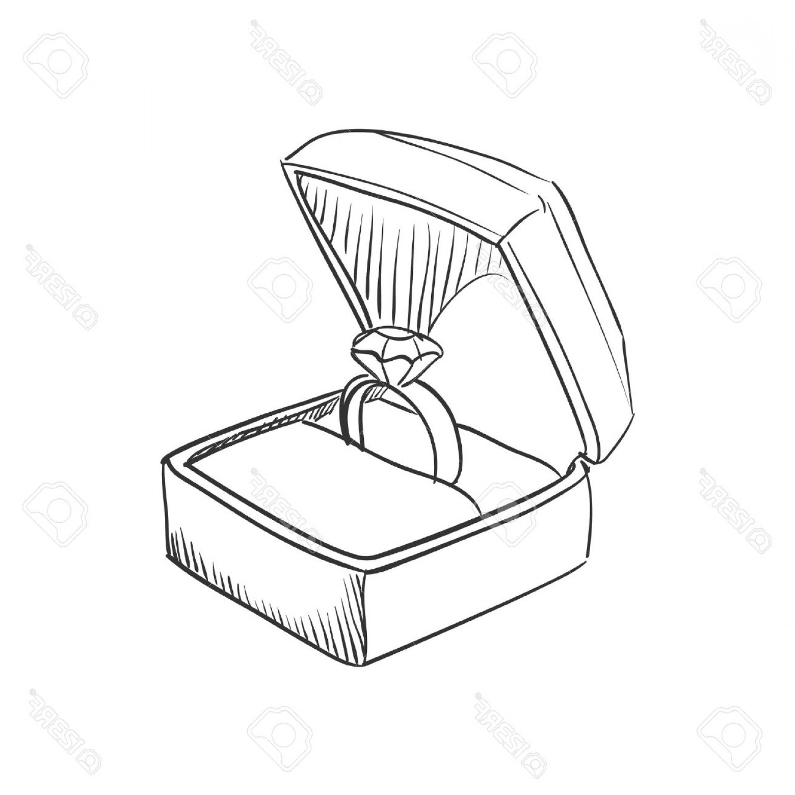 Engagement Ring Drawing at GetDrawings | Free download