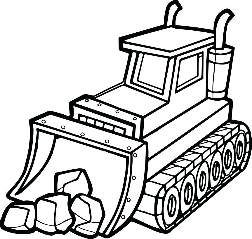Free Printable Construction Equipment Coloring Pages
