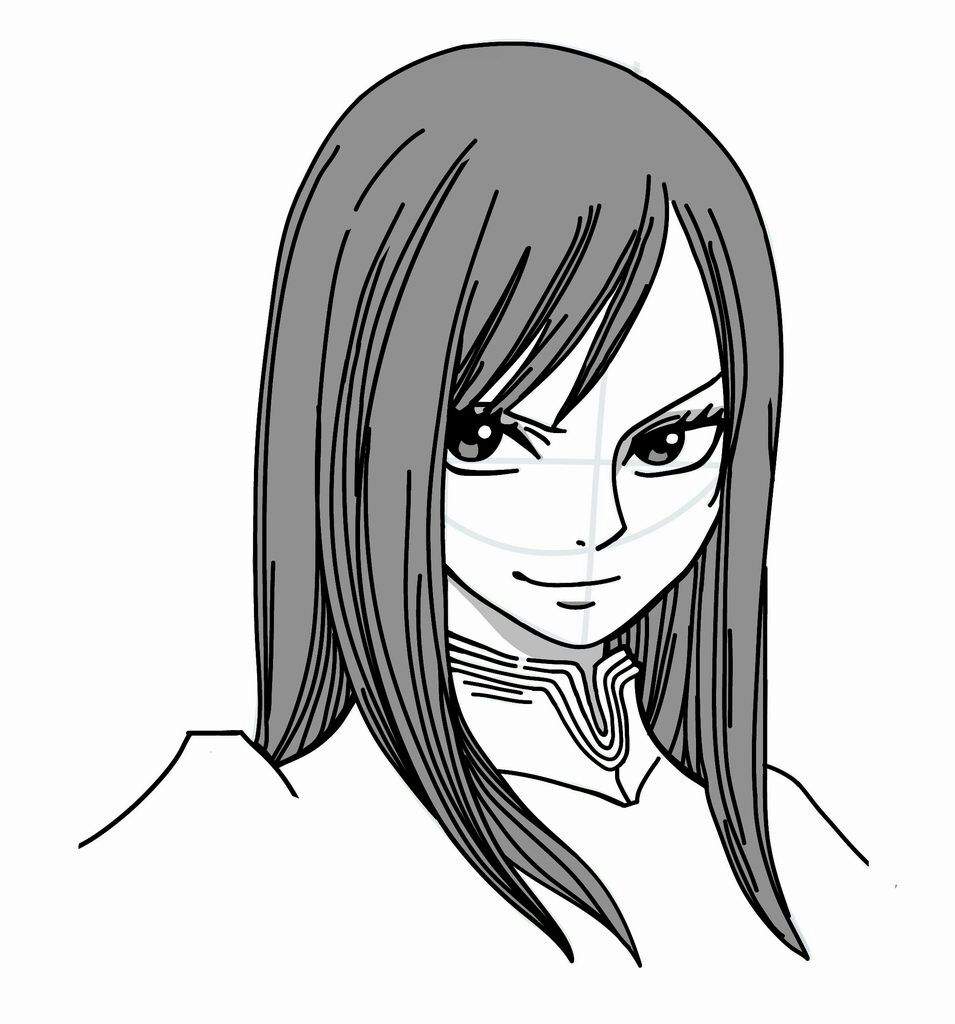  Erza Sketch Drawing 