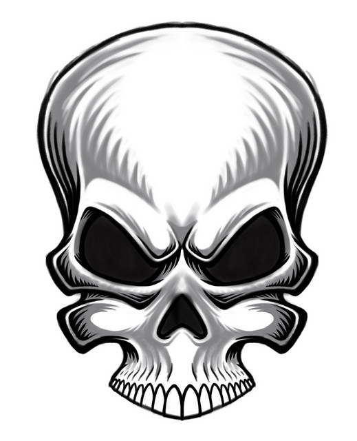 Evil Skull Drawing At Getdrawings Free Download 