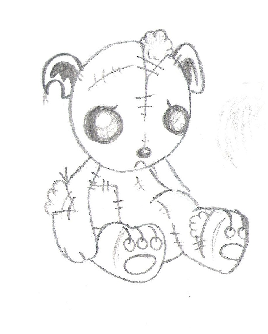 Evil Teddy Bear Drawing At Getdrawings Free Download