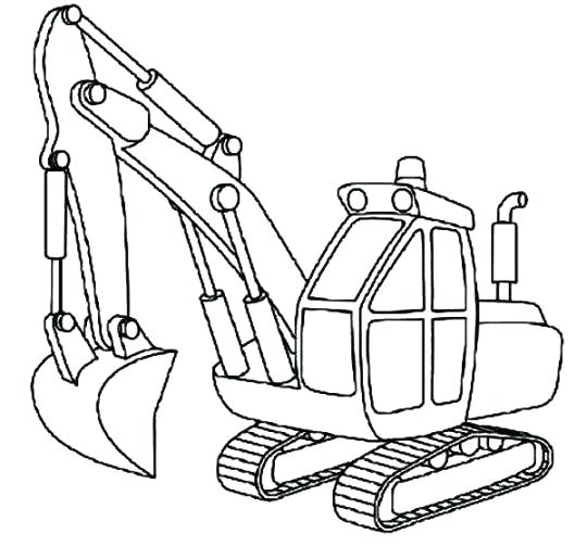 Excavator Drawing at GetDrawings | Free download