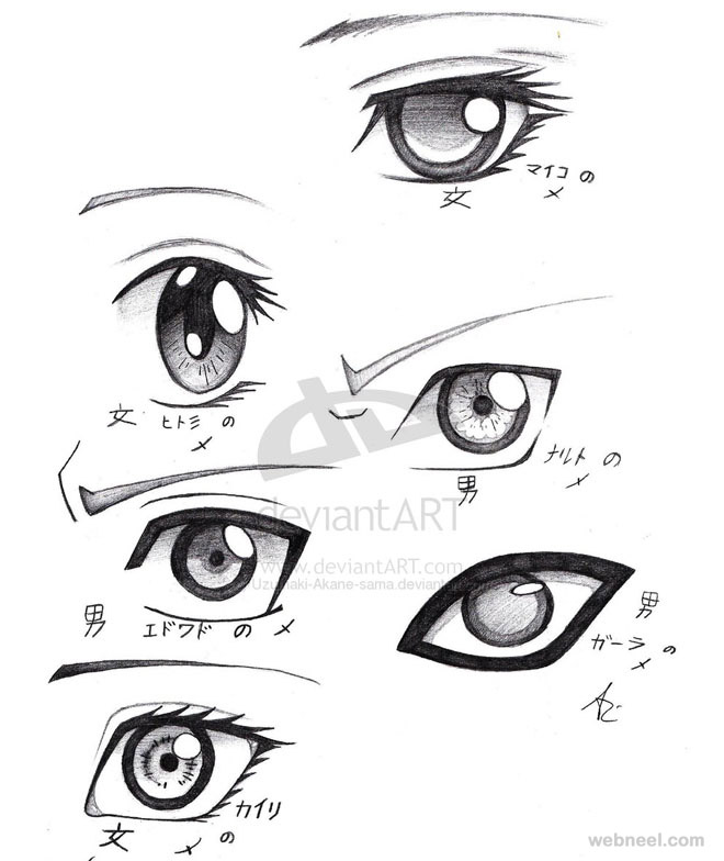 Eye Black And White Drawing at GetDrawings | Free download