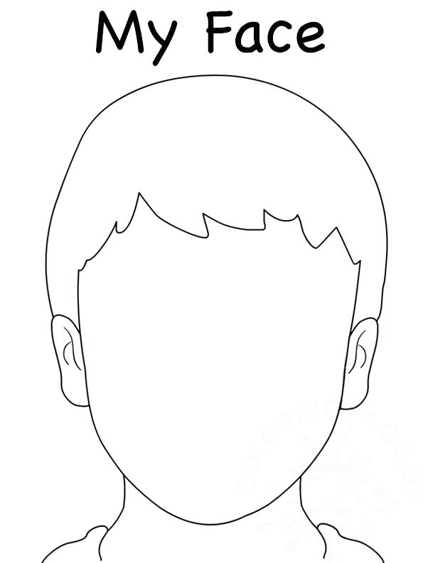 Blank Face Template Printable - Printable Template