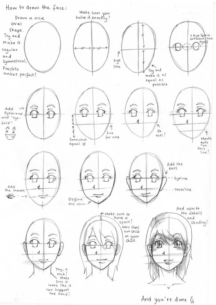 facial expressions drawing