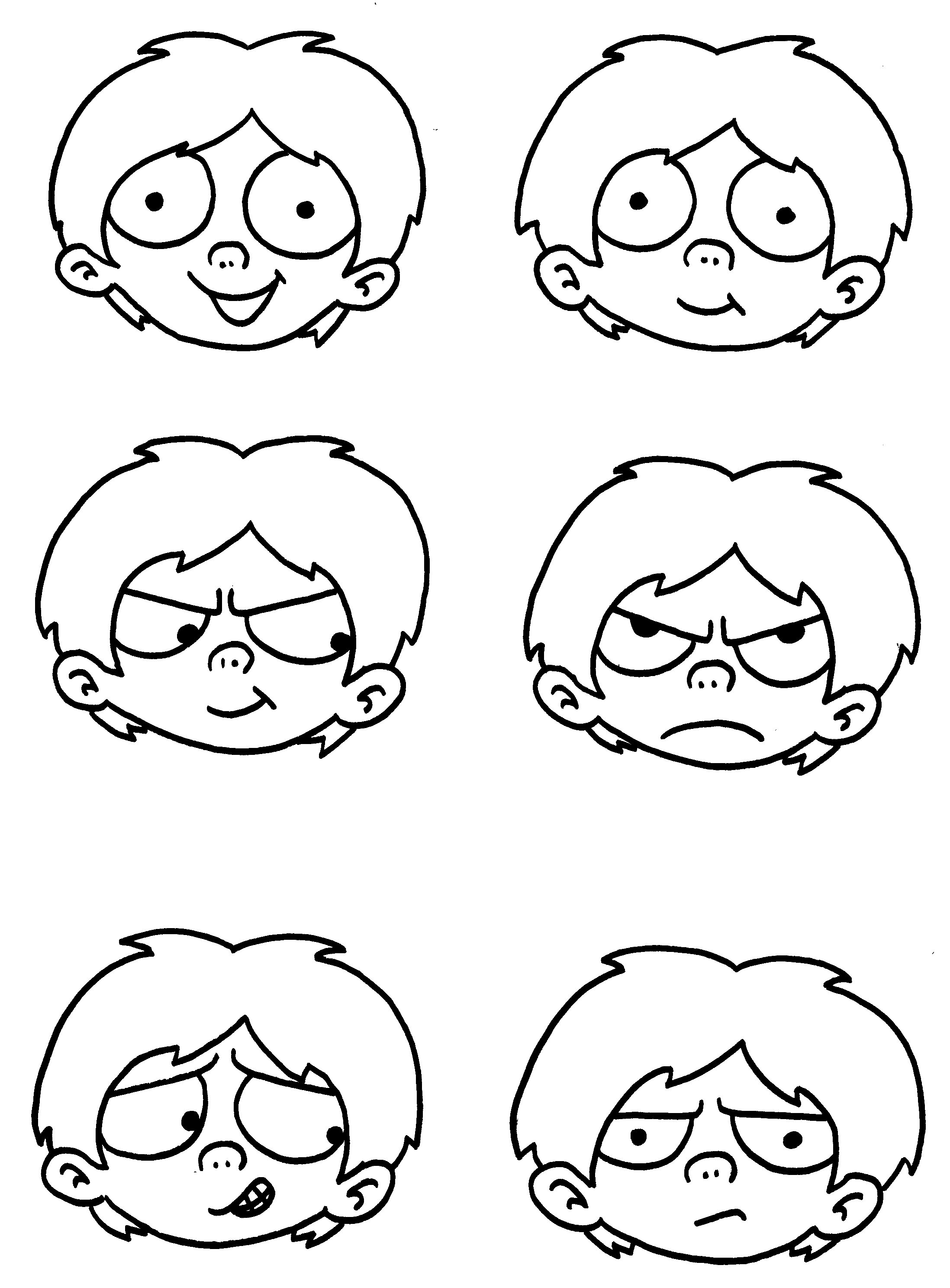 Facial Expressions Drawing For Kids At Getdrawings Free Download