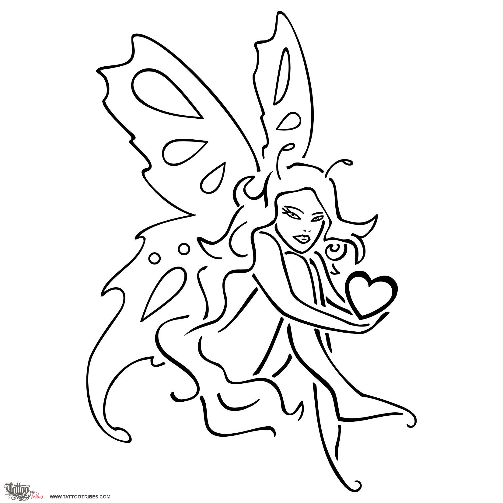 Easy Fairy Drawing at GetDrawings | Free download