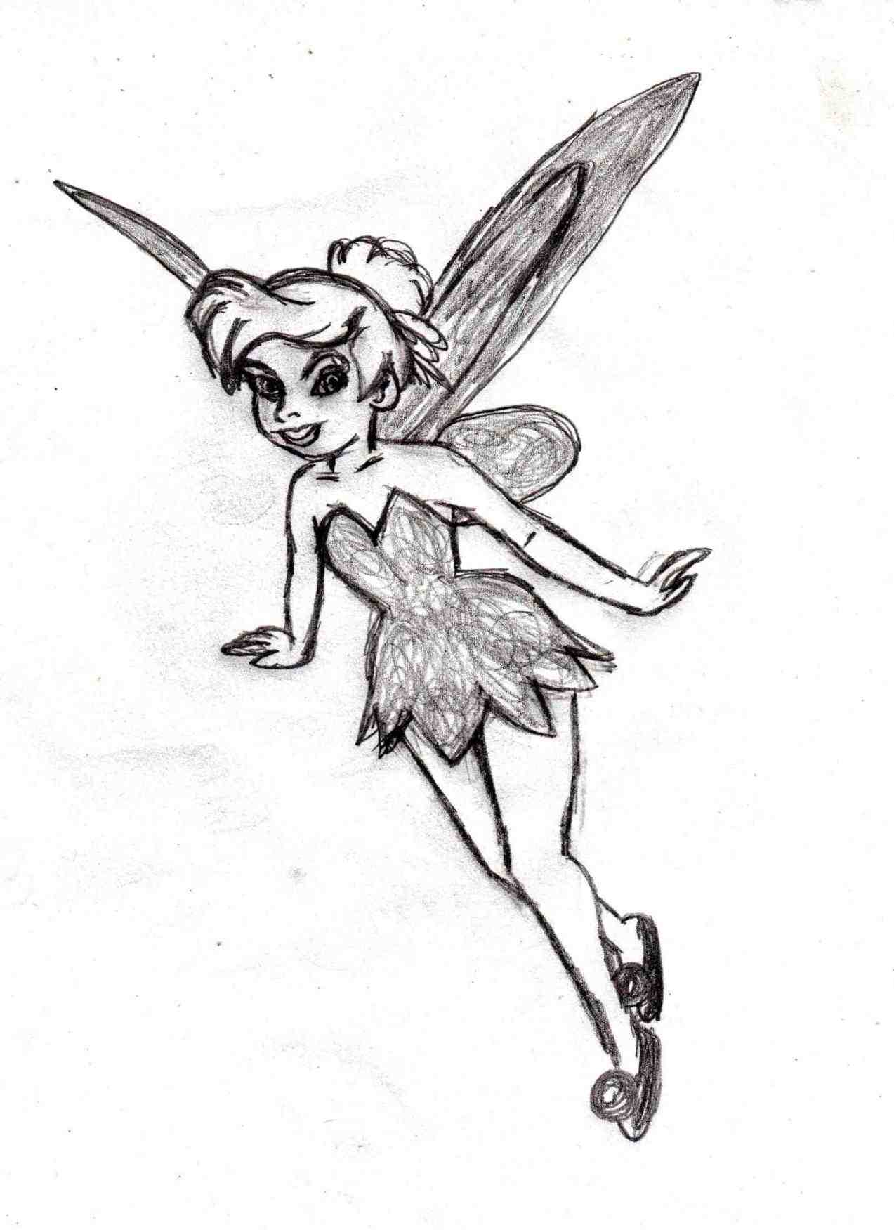 Fairy Pencil Drawing at GetDrawings Free download