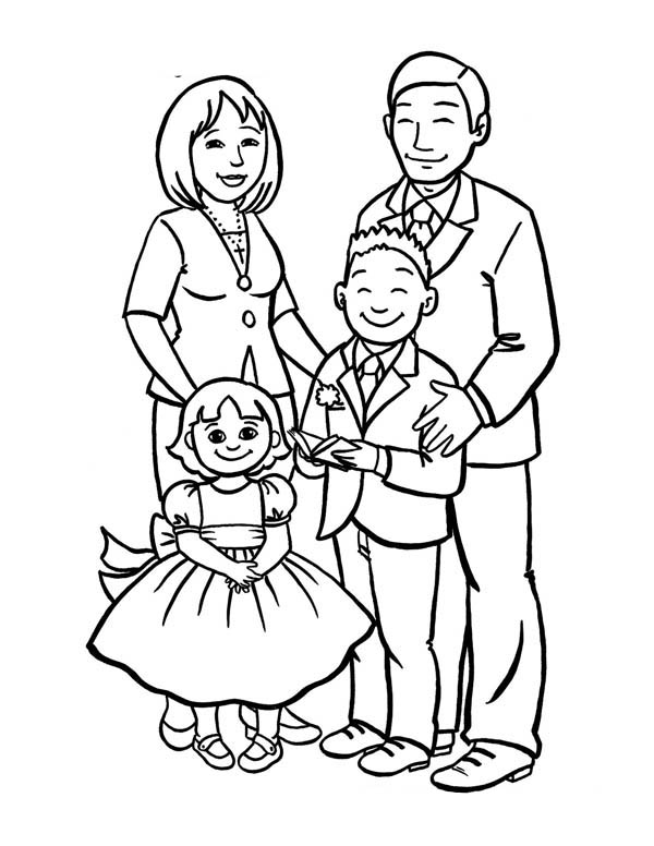 Family Picture Drawing at GetDrawings Free download