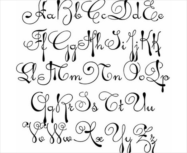 Fancy Letters Drawing At GetDrawings Free Download
