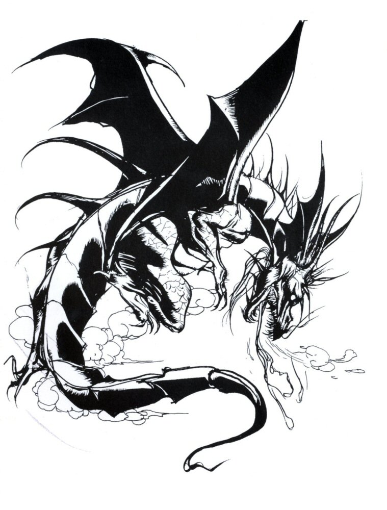 Fantasy Dragon Drawing