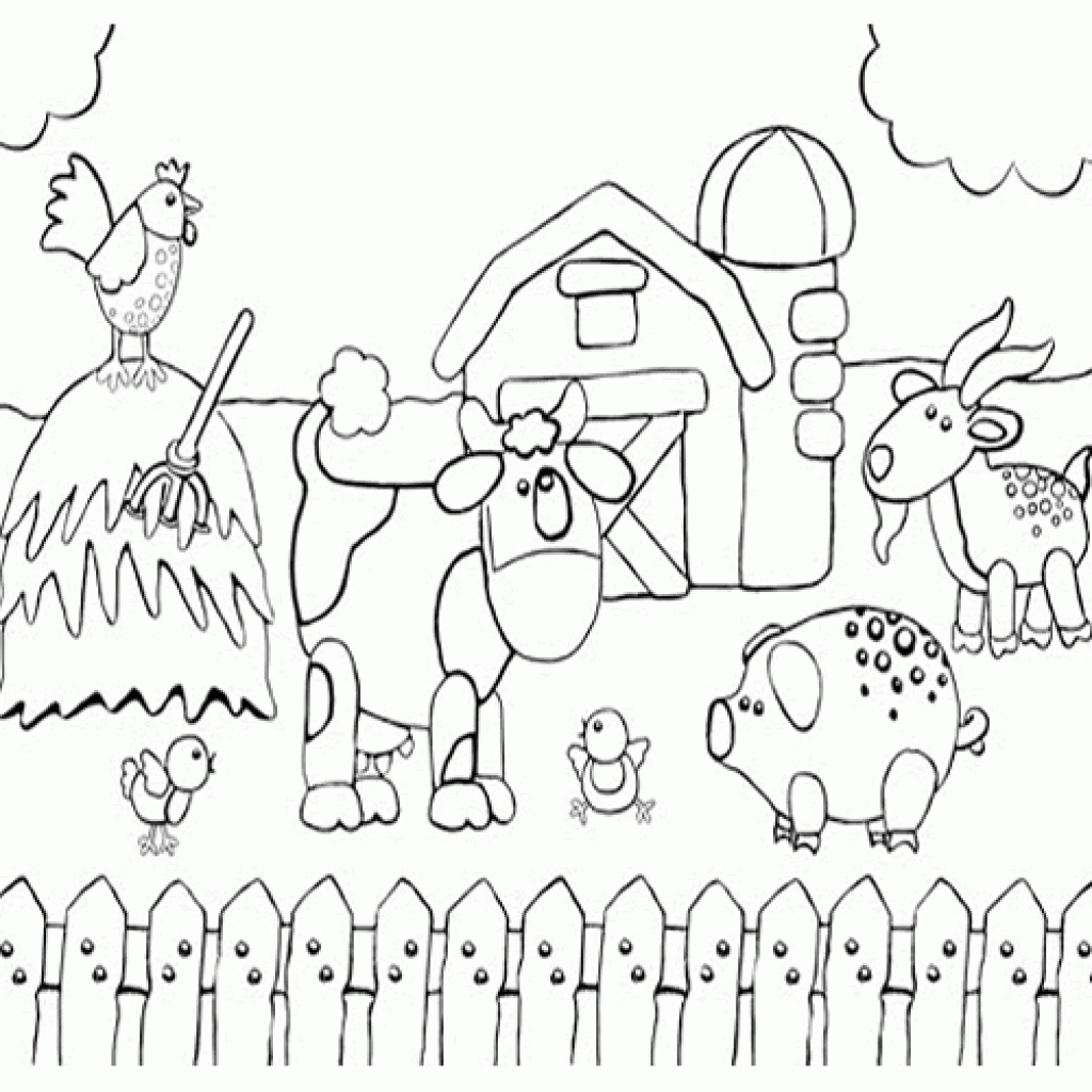 Farm Animals Coloring