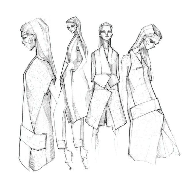 pencil sketch fashion templates free