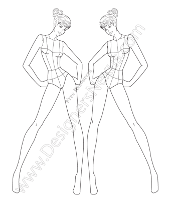 Fashion Figure Drawing at GetDrawings | Free download