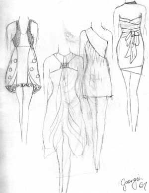 clothes mannequin drawing