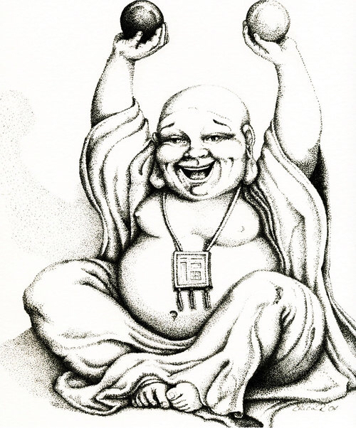 Fat Buddha Drawing at GetDrawings Free download