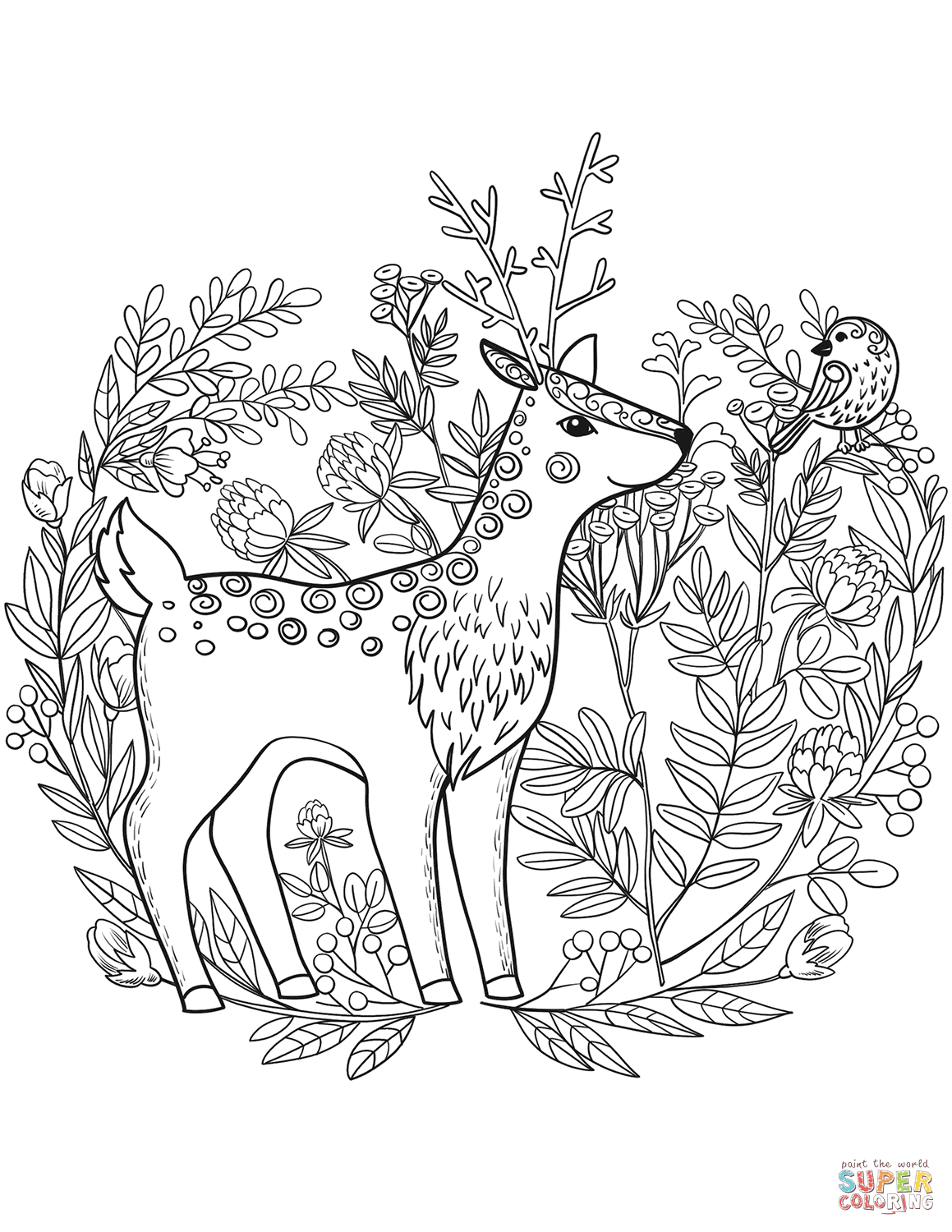 Fawn Drawing at GetDrawings | Free download