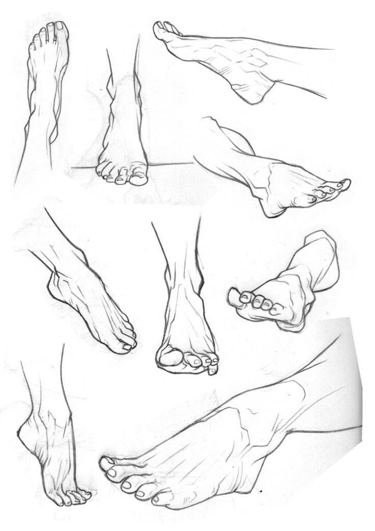 feet figure drawing