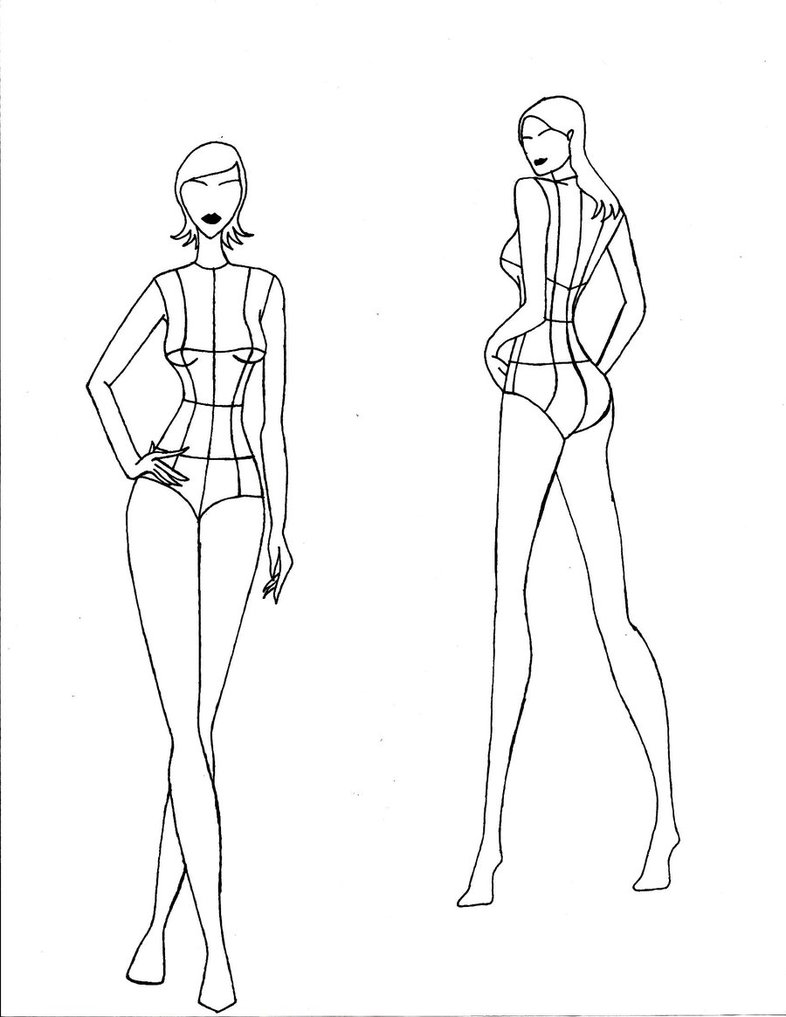 Female Body Drawing Template At GetDrawings Free Download