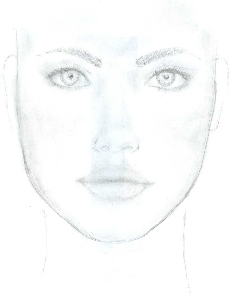 Female Face Drawing Images at GetDrawings | Free download