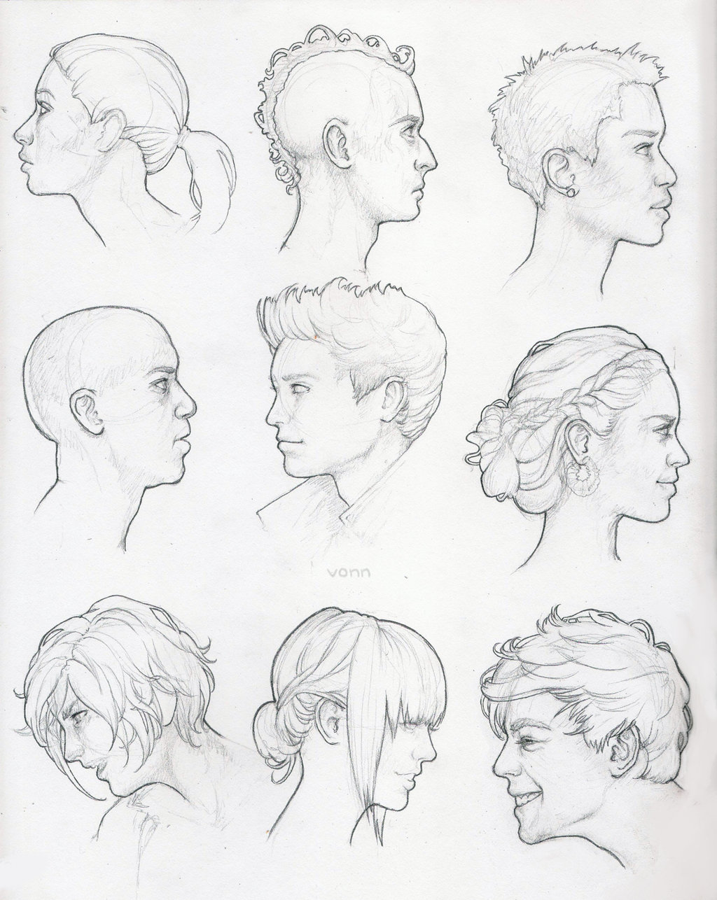 Featured image of post Face Female Side View Drawing Reference This tutorial takes you through a step by step