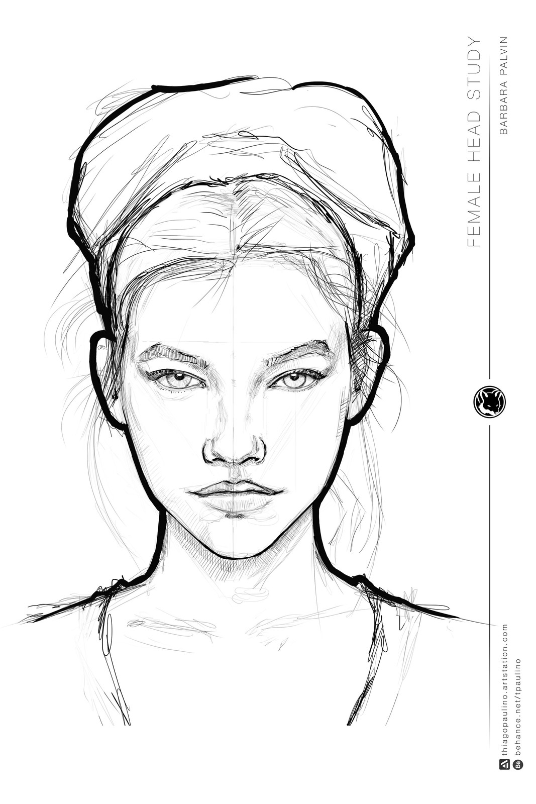 Female Head Drawing at GetDrawings | Free download