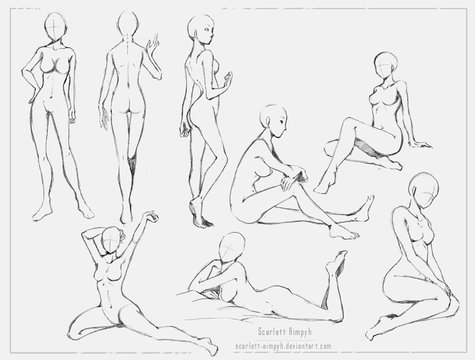 Drawings Of Women In Erotic Positions