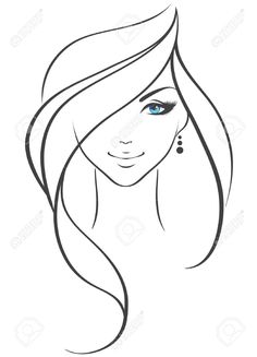 Female Side Profile Drawing at GetDrawings | Free download