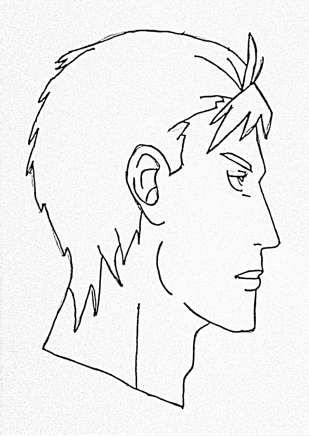Female Side Profile Drawing at GetDrawings | Free download