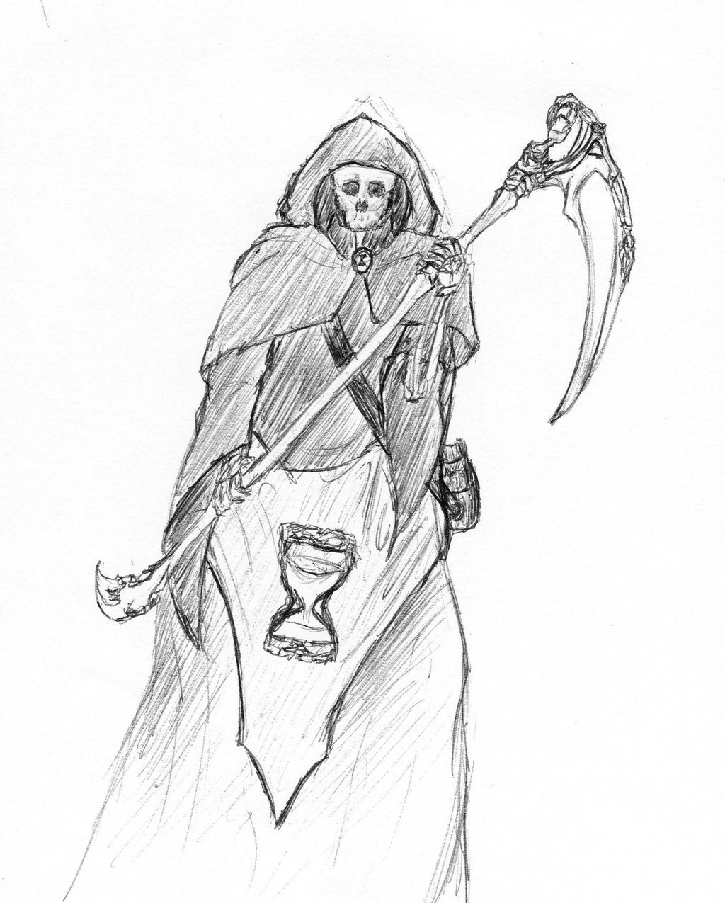 1024x1275 Grim Reaper Sketch By Fencing Phoenix.